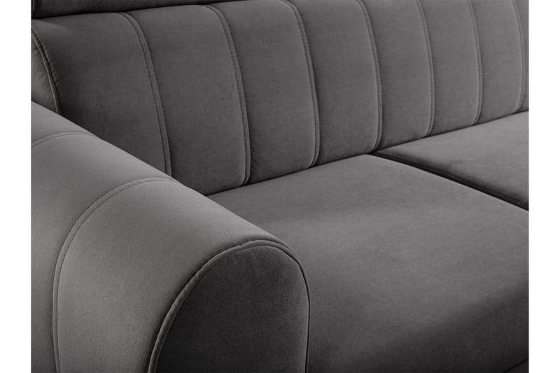 Hoffman Sofa med Sjeselong 3-seter - Kobber - Møbler - Sofaer - Sofaer med sjeselong - 3 seters sofa med divan