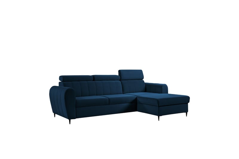 Hoffman Sofa med Sjeselong 3-seter - Marineblå - Møbler - Sofaer - Sofaer med sjeselong - 3 seters sofa med divan