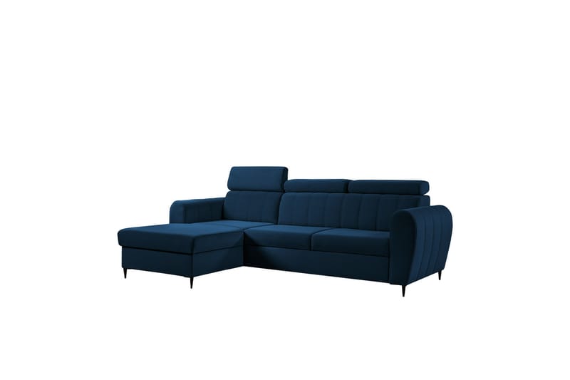 Hoffman Sofa med Sjeselong 3-seter - Marineblå - Møbler - Sofaer - Sofaer med sjeselong - 3 seters sofa med divan