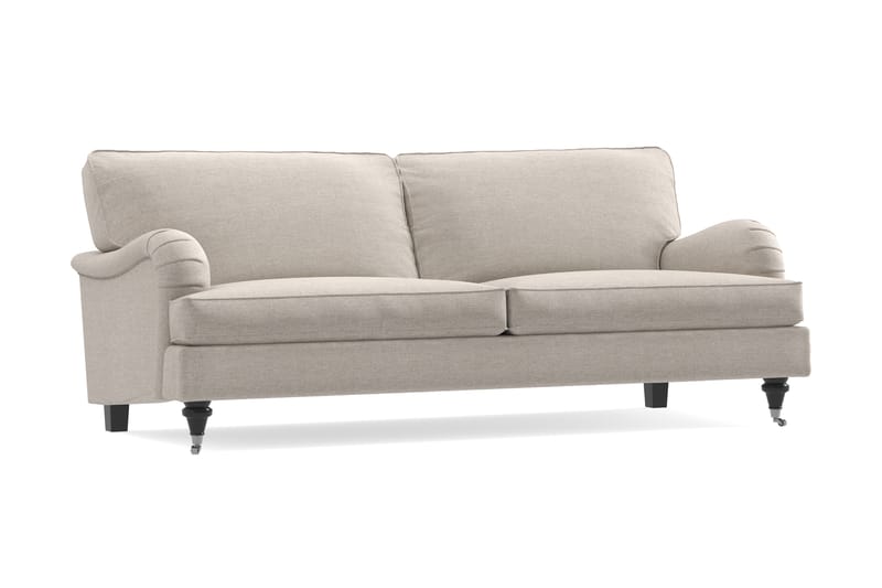 Oxford Classic 3,5-seters Sofa - Beige - Skinnsofaer - 4 seter sofa - Sofaer - Howard-sofaer - 3 seter sofa - Fløyelssofaer - 2 seter sofa - Howard sovesofa