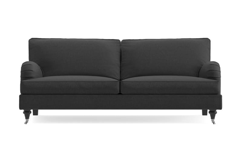 Oxford Classic 3,5-seters Sofa - Mørk grå - Skinnsofaer - 4 seter sofa - Sofaer - Howard-sofaer - 3 seter sofa - Fløyelssofaer - 2 seter sofa