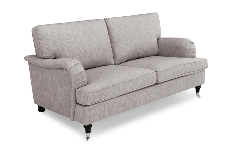 Sofa Oxford Classic 3-seter - Grå|Brun - Møbler - Sofaer - Howard-sofaer