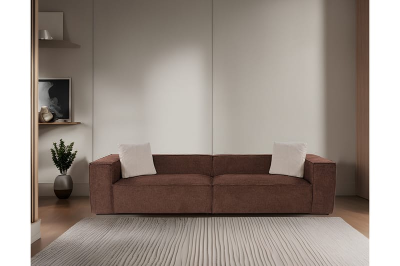 Kaolins Sofa 3-seter - Brun - Møbler - Sofaer - 3 seter sofa