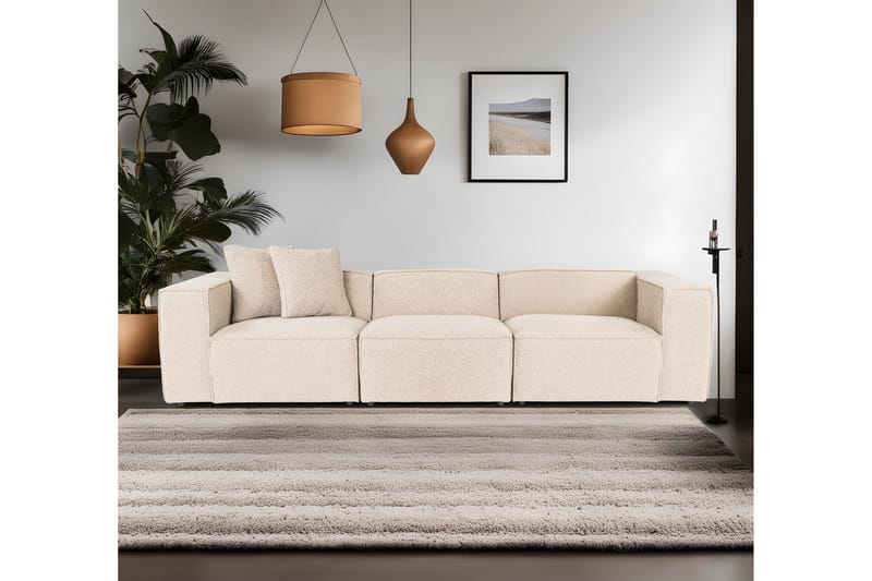 Kaolins Sofa 3-seter - Fersken - Møbler - Sofaer - 3 seter sofa