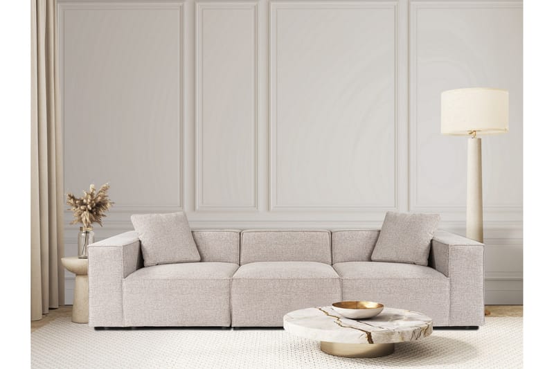 Kaolins Sofa 3-seter - Mokka - Møbler - Sofaer - 3 seter sofa