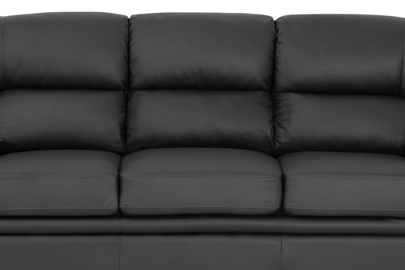 3-seters sofa Carrere Kunstlær - Svart - Møbler - Sofaer - Reclinersofaer - 3 seters kinosofa & reclinersofa