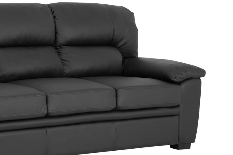 3-seters sofa Carrere Kunstlær - Svart - Møbler - Sofaer - Reclinersofaer - 3 seters kinosofa & reclinersofa