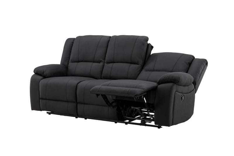 Singapore Reclinersofa 3-seter - Svart - Møbler - Sofaer - Reclinersofaer