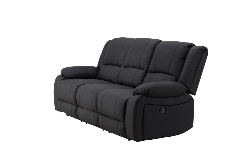 Singapore Reclinersofa 3-seter - Svart - Møbler - Sofaer - Reclinersofaer