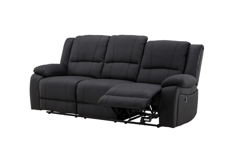 Singapore Reclinersofa 3-seter - Svart - Møbler - Sofaer - Reclinersofaer