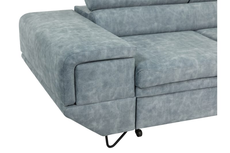 Kollekind Sofa med Divan 3-seter - Grå/Lys grå - Møbler - Sofaer - Sofaer med sjeselong - 3 seters sofa med divan