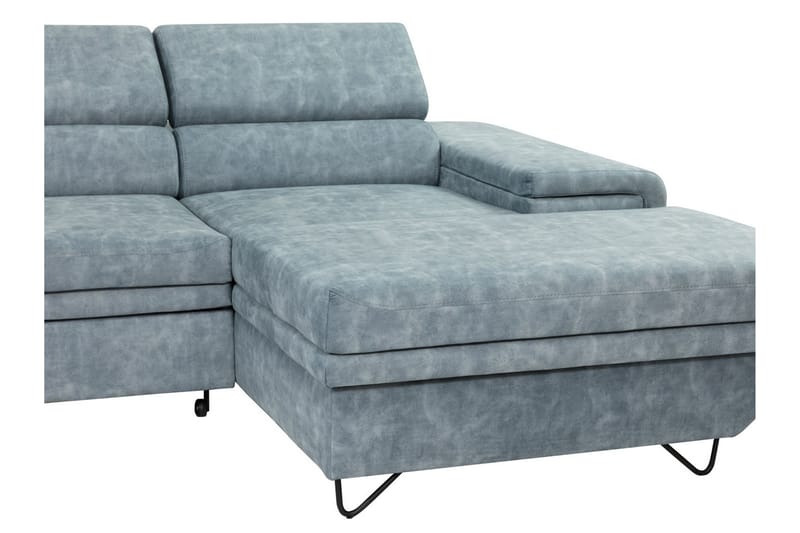 Kollekind Sofa med Divan 3-seter - Grå/Lys grå - Møbler - Sofaer - Sofaer med sjeselong - 3 seters sofa med divan