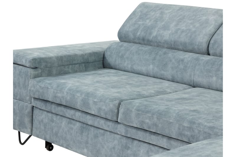 Kollekind Sofa med Divan 3-seter - Grå/Lys grå - Møbler - Sofaer - Sofaer med sjeselong - 3 seters sofa med divan