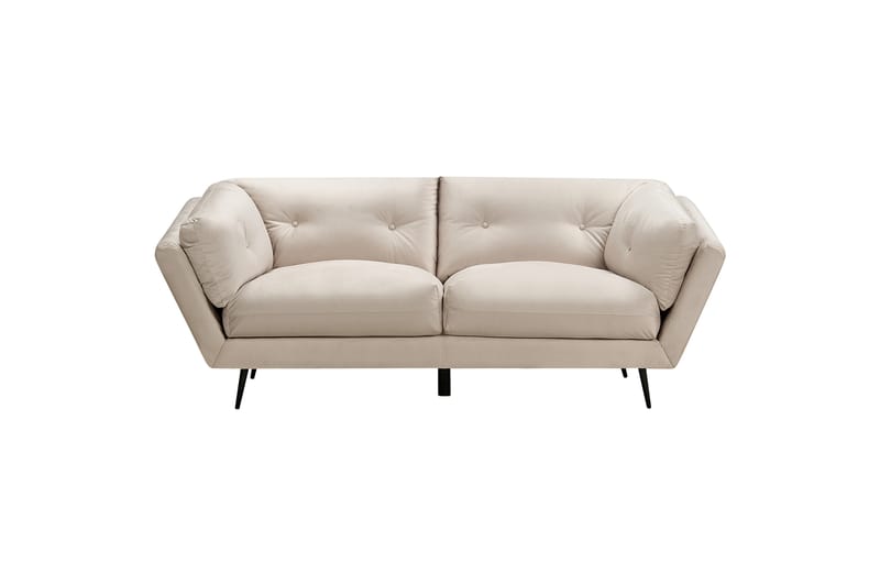 Lenvik Sofa 3-seter - Beige/Svart - Møbler - Sofaer - 3 seter sofa