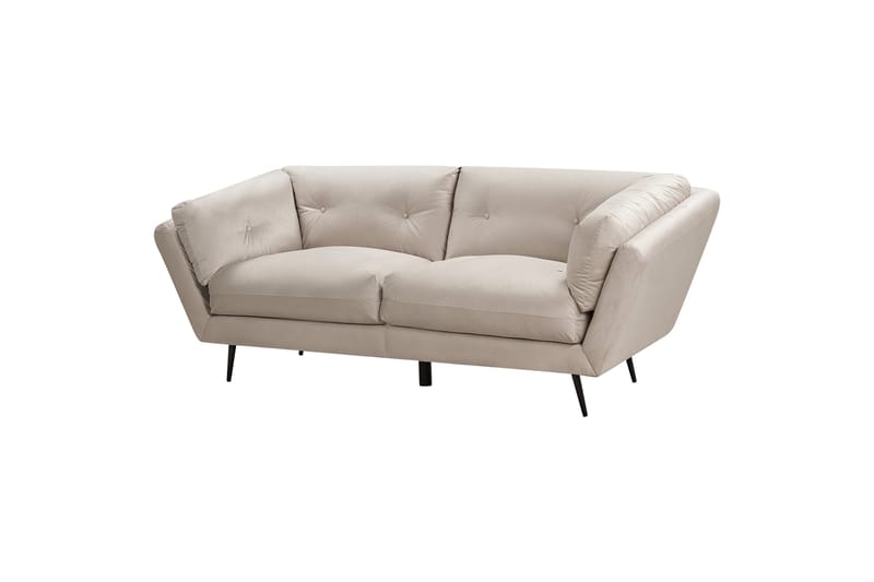 Lenvik Sofa 3-seter - Beige/Svart - Møbler - Sofaer - 3 seter sofa