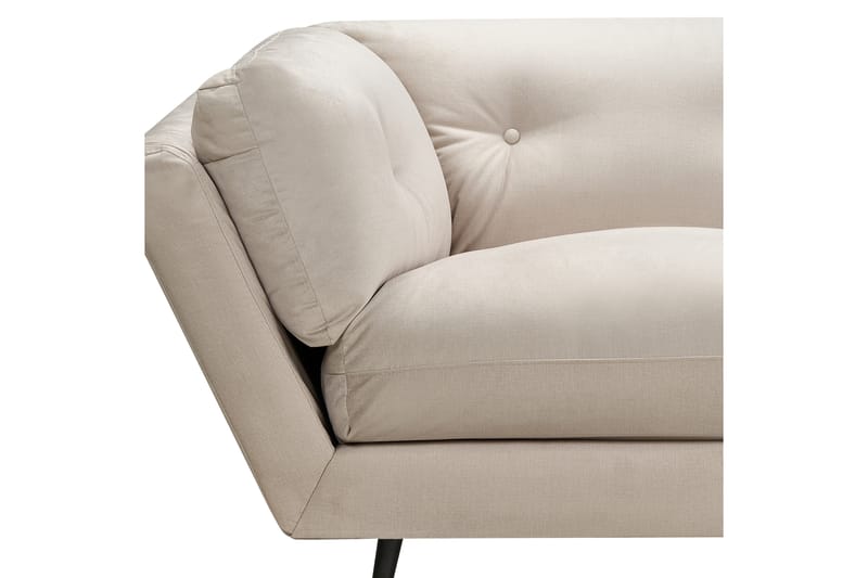 Lenvik Sofa 3-seter - Beige/Svart - Møbler - Sofaer - 3 seter sofa