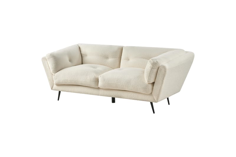 Lenvik Sofa 3-seter - Svart/Hvit - Møbler - Sofaer - 3 seter sofa