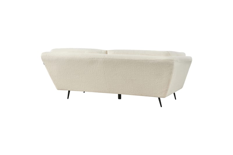 Lenvik Sofa 3-seter - Svart/Hvit - Møbler - Sofaer - 3 seter sofa