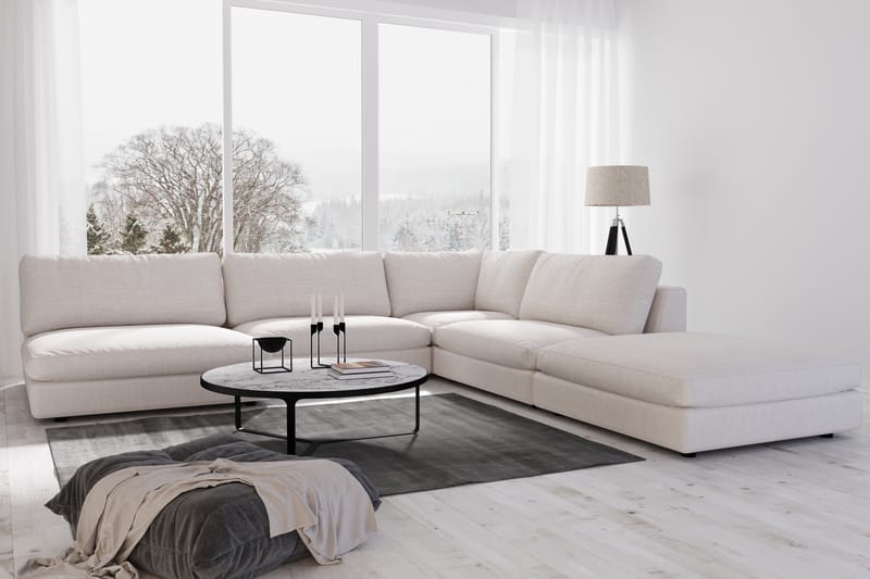 Divan Aspen - Linbeige - Møbler - Sofaer - Modulsofaer - Øvrige moduler til modulsofa