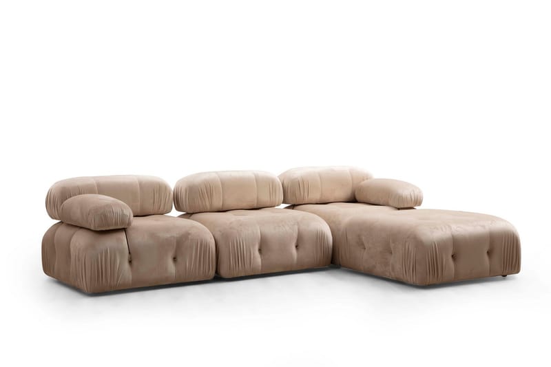 Fotskammelmodul Belgin 95 cm Med Krok - Beige - Møbler - Sofaer - Modulsofaer - Øvrige moduler til modulsofa