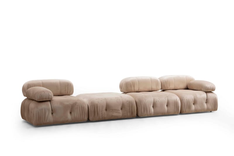 Fotskammelmodul Belgin 95 cm Med Krok - Beige - Møbler - Sofaer - Modulsofaer - Øvrige moduler til modulsofa