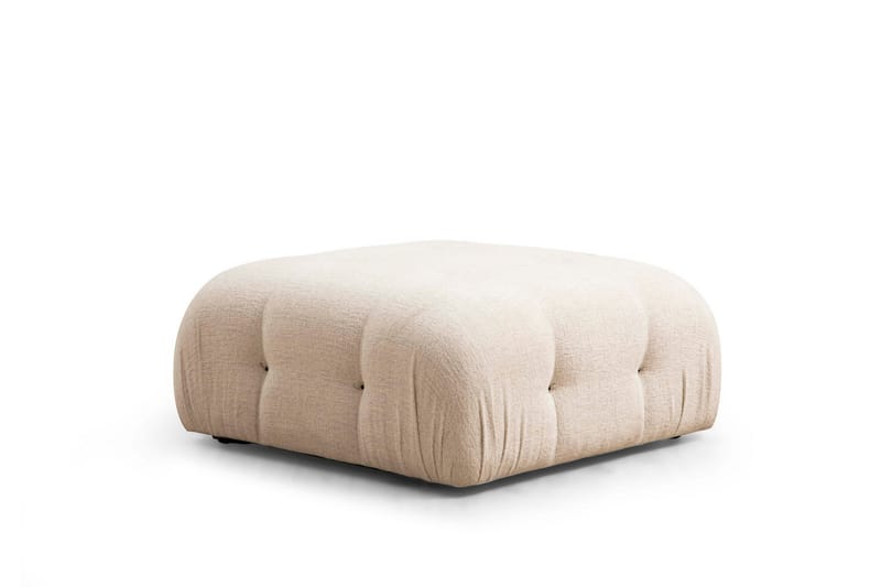 Fotskammelmodul Belgin 95 cm Med Krok - Cream - Møbler - Sofaer - Modulsofaer - Øvrige moduler til modulsofa