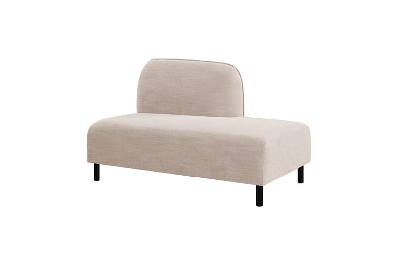 Sjeselongmodul Whitfield Høyre - Beige - Møbler - Sofaer - Modulsofaer - Øvrige moduler til modulsofa