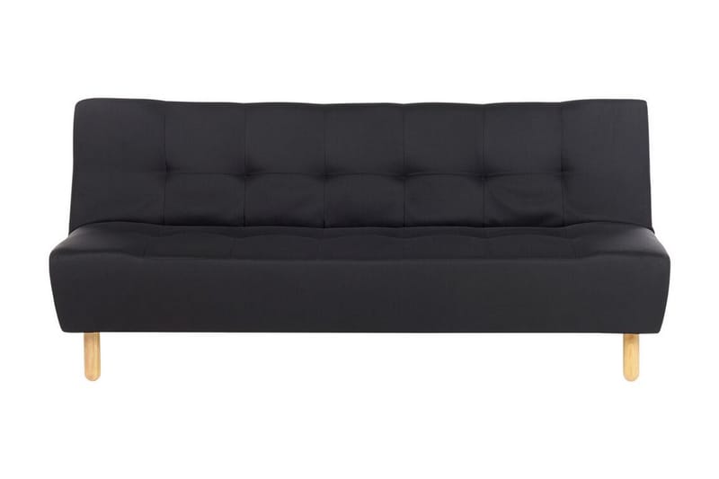 Alsten Modulsofa 3-seter - Svart/Lyst tre - Møbler - Sofaer - Modulsofaer - Komplett modulsofa