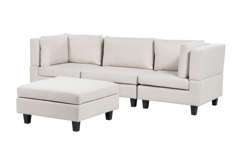 Buck Modulsofa 3-seter - Beige/Svart - Møbler - Sofaer - Modulsofaer - Komplett modulsofa