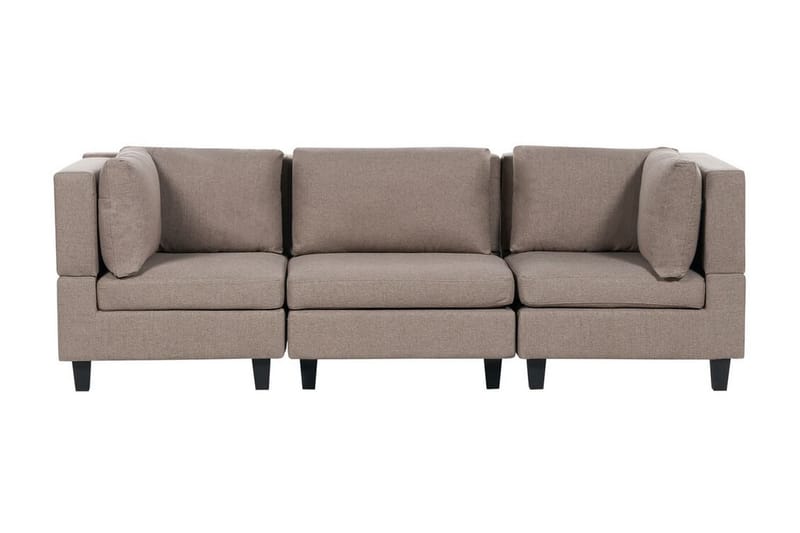 Buck Modulsofa 3-seter - Brun/Svart - Møbler - Sofaer - Modulsofaer - Komplett modulsofa