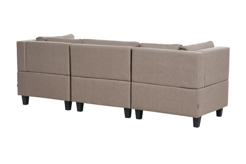 Buck Modulsofa 3-seter - Brun/Svart - Møbler - Sofaer - Modulsofaer - Komplett modulsofa