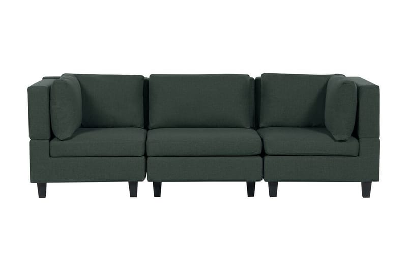 Buck Modulsofa 3-seter - Grønn/Svart - Møbler - Sofaer - Modulsofaer - Komplett modulsofa