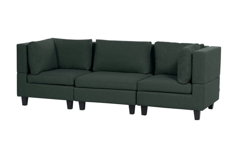 Buck Modulsofa 3-seter - Grønn/Svart - Møbler - Sofaer - Modulsofaer - Komplett modulsofa