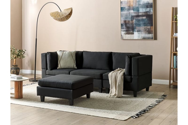 Buck Modulsofa 3-seter - Svart - Møbler - Sofaer - Modulsofaer - Komplett modulsofa