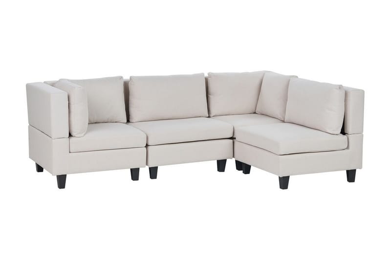 Buck Modulsofa 4-seter - Beige/Svart - Møbler - Sofaer - Modulsofaer - Komplett modulsofa