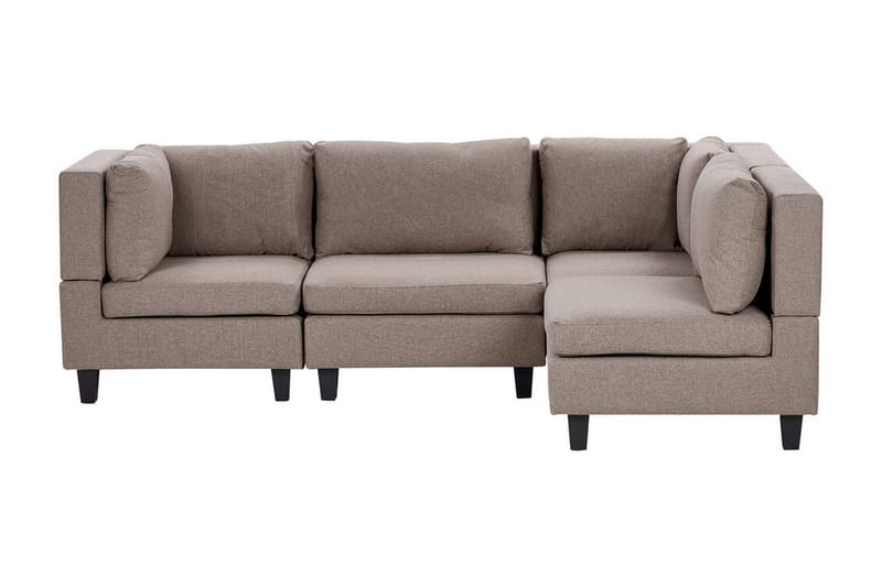 Buck Modulsofa 4-seter - Brun/Svart - Møbler - Sofaer - Modulsofaer - Komplett modulsofa