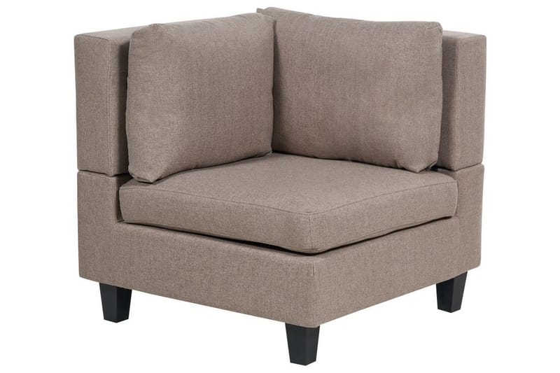 Buck Modulsofa 4-seter - Brun/Svart - Møbler - Sofaer - Modulsofaer - Komplett modulsofa