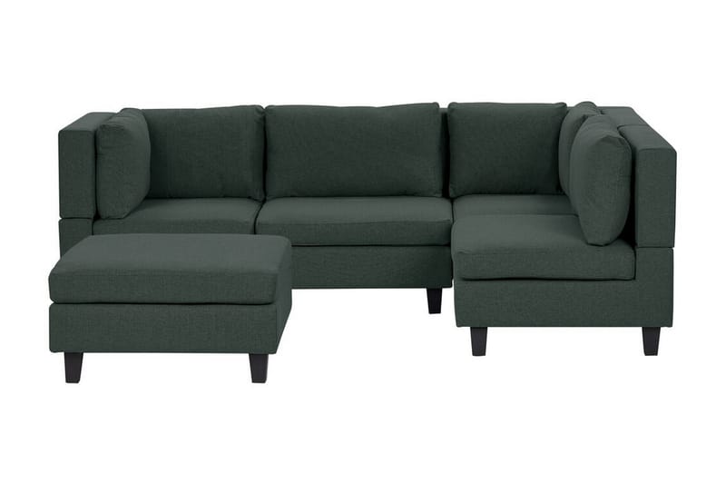 Buck Modulsofa 4-seter - Grønn/Svart - Møbler - Sofaer - Modulsofaer - Komplett modulsofa