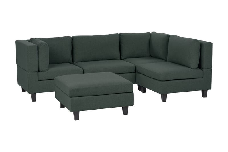 Buck Modulsofa 4-seter - Grønn/Svart - Møbler - Sofaer - Modulsofaer - Komplett modulsofa