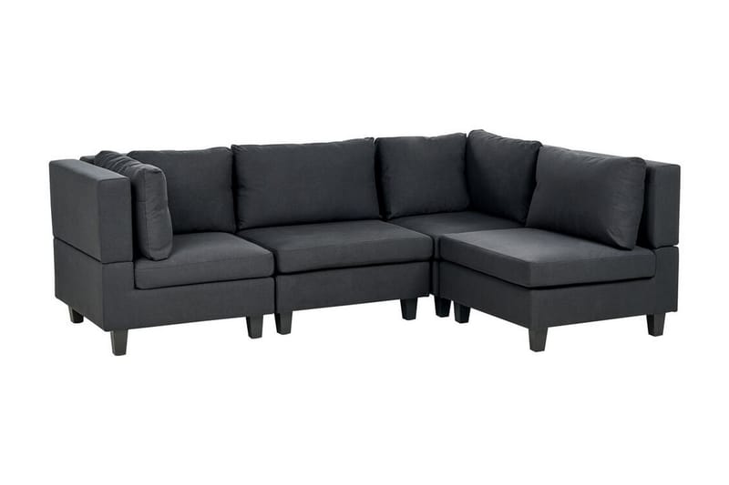 Buck Modulsofa 4-seter - Svart - Møbler - Sofaer - Modulsofaer - Komplett modulsofa