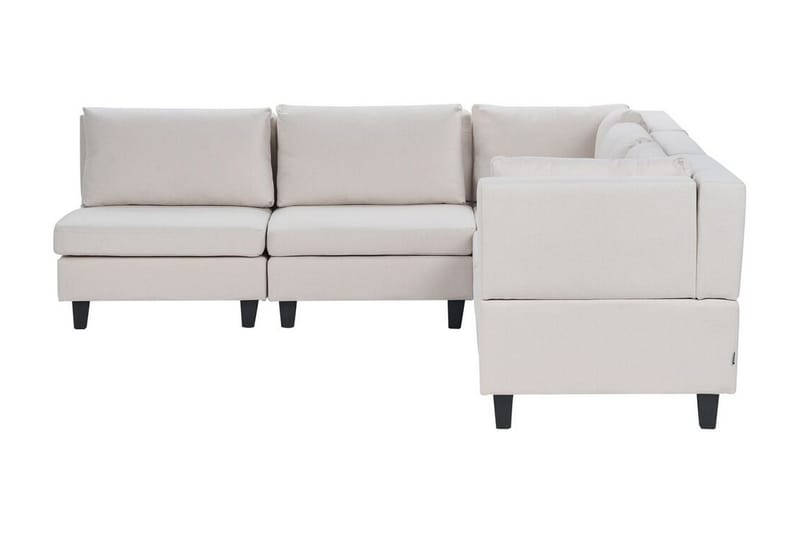 Buck Modulsofa 5-seter - Beige/Svart - Møbler - Sofaer - Modulsofaer - Komplett modulsofa