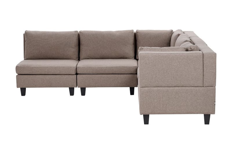 Buck Modulsofa 5-seter - Brun/Svart - Møbler - Sofaer - Modulsofaer - Komplett modulsofa