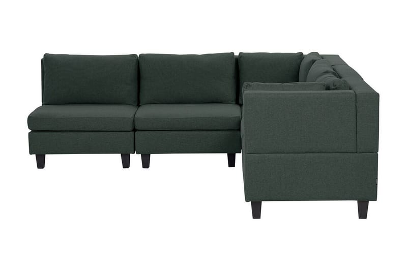 Buck Modulsofa 5-seter - Grønn/Svart - Møbler - Sofaer - Modulsofaer - Komplett modulsofa