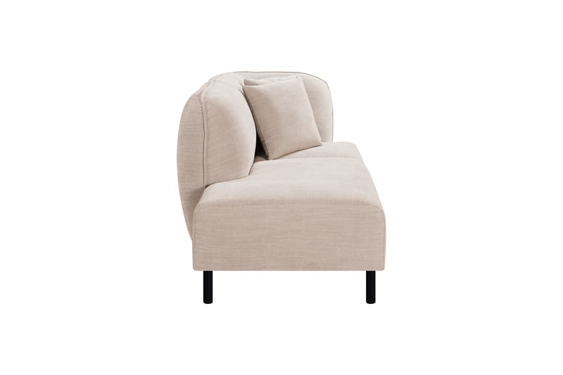 2-seters Modulsofa Whitfield med Sjeselong - Beige - Møbler - Sofaer - Modulsofaer - Komplett modulsofa