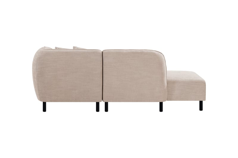 2-seters Modulsofa Whitfield med Sjeselong - Beige - Møbler - Sofaer - Modulsofaer - Komplett modulsofa