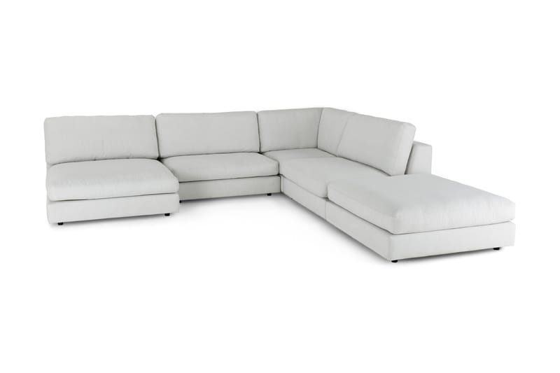 Modulhjørnesofa Aspen med Divan Vendbar - Linbeige - Møbler - Sofaer - Modulsofaer - Komplett modulsofa