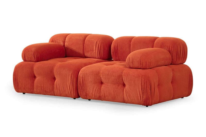 Modulsofa Belgin 2-seter - Rød - Møbler - Sofaer - Modulsofaer - Komplett modulsofa