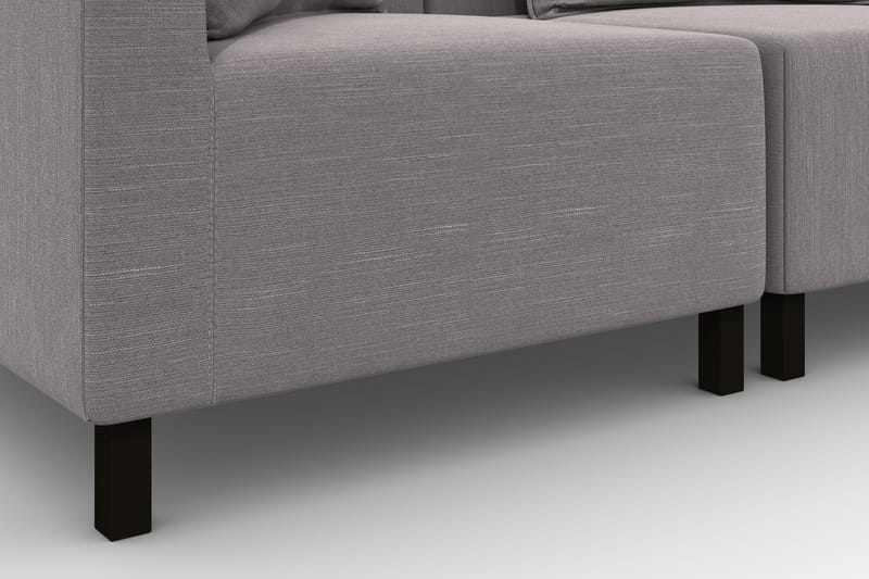 Modulsofa Darlene med Divan Vendbar - Lingrå - Møbler - Sofaer - Modulsofaer - Komplett modulsofa