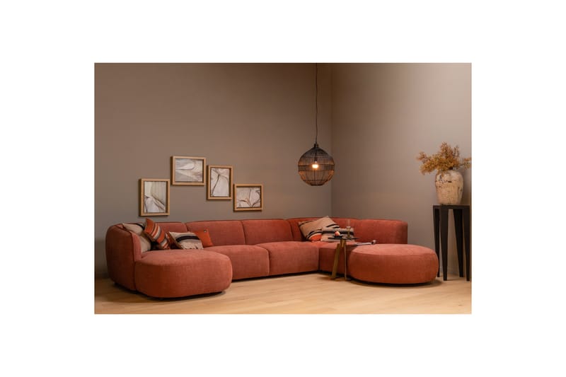 Modulsofa More - Rosa - Møbler - Sofaer - Modulsofaer - Komplett modulsofa