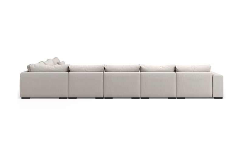 U-modulsofa Columbus Large med Divan Venstre - Beige - Møbler - Sofaer - Modulsofaer - Komplett modulsofa